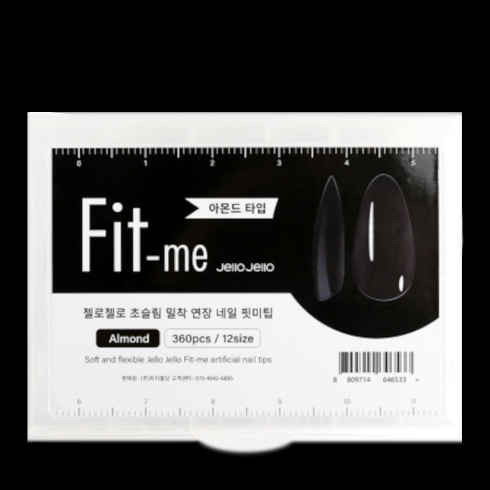 JELLO JELLO Fit Me - 360 Embouts D'ongles Artificiels, 12 Tailles, K-Beauty