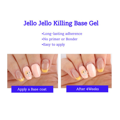 Vernis Gel Base "Killing Base" Jello Jello - Beauté Coréenne K-Beauty 2023 - Neuf - PAO 24 Mois