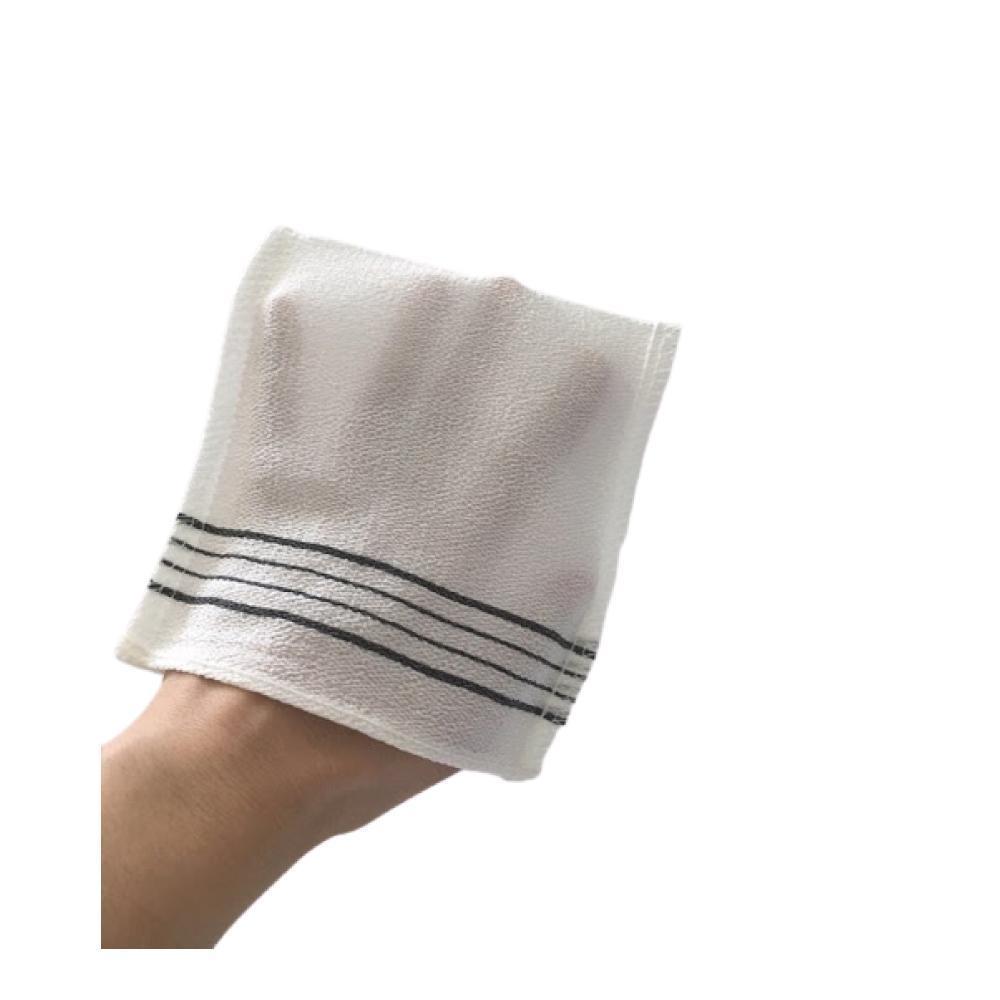 Korean Exfoliating Washcloth White